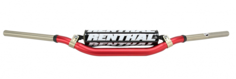 Renthal 1-1/8th Twinwall Handlebars 999 Mcgrath Bend Red